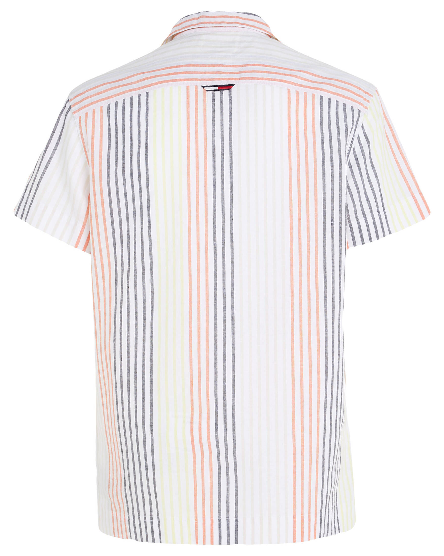 Tommy Jeans| Herren Hemd TJM CLSC LINEN MINI STRIPE SHIRT Kurzarm
