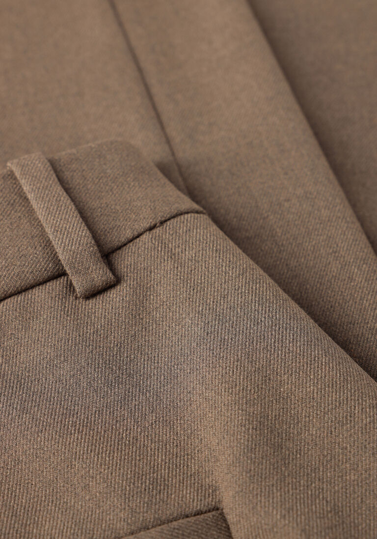 taupe gestuz wijde broek gzpaula mw straight pants