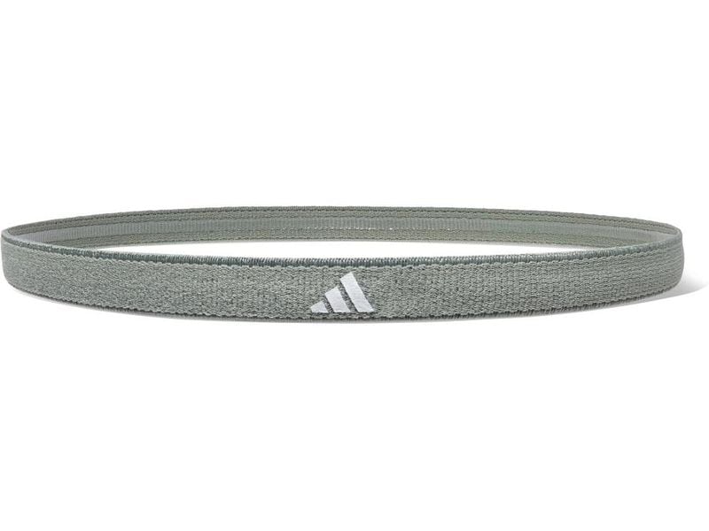 adidas Hairbands Hellgrau/Grau/Olivgrün Packung mit 3 Haarbändern