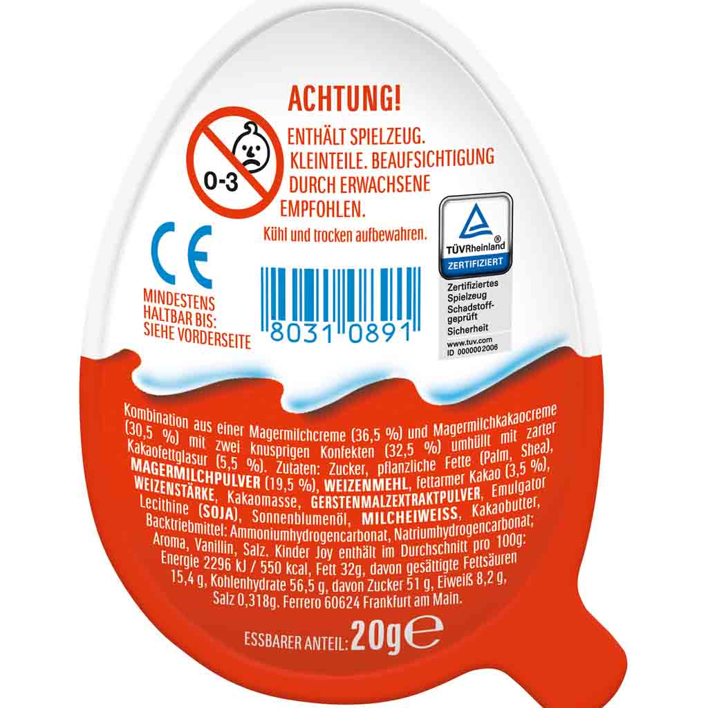 Kinder Joy Ü-Ei 20g - \