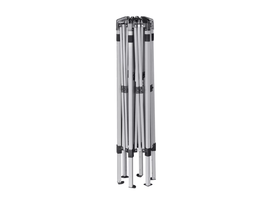 Chapiteau hexagonal et 6 parois latérales 3,6x3,1 m Blanc crème