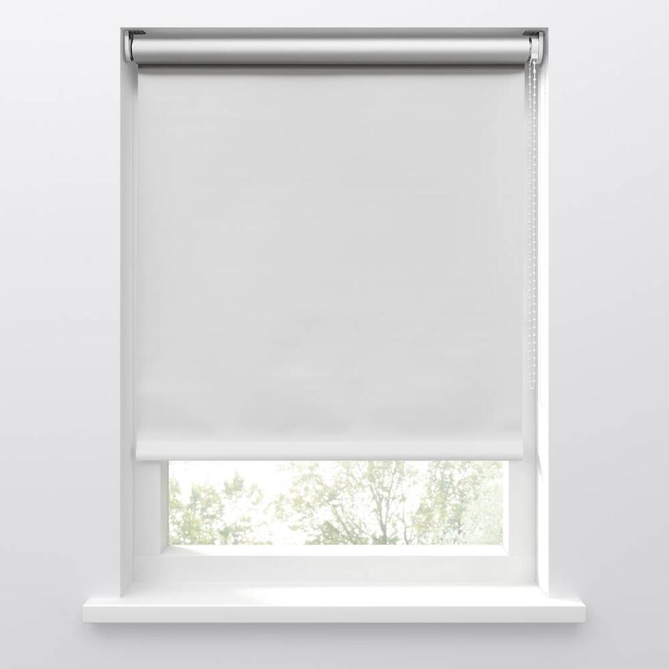 Rolgordijn verduisterend sneeuwwit - 150x160 cm