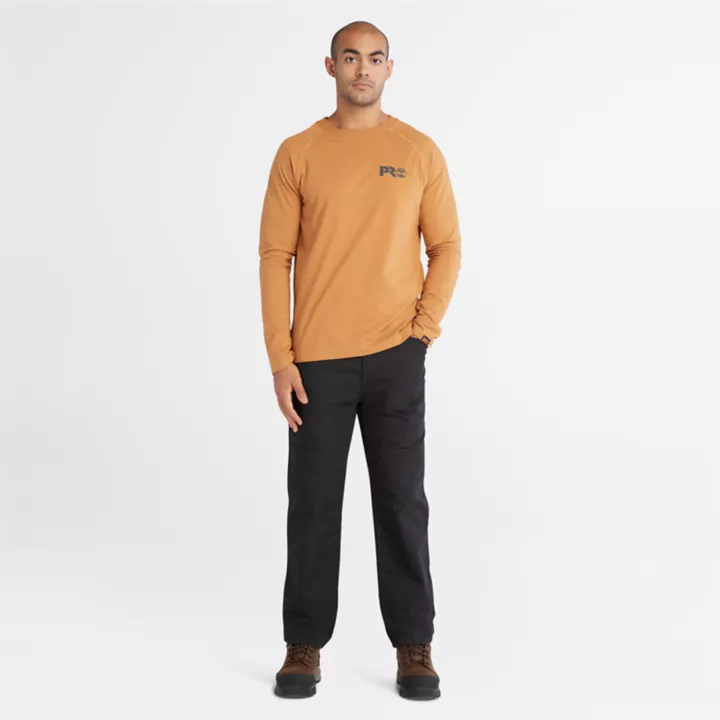 T-shirt à manches longues Timberland PRO Core pour homme en orange