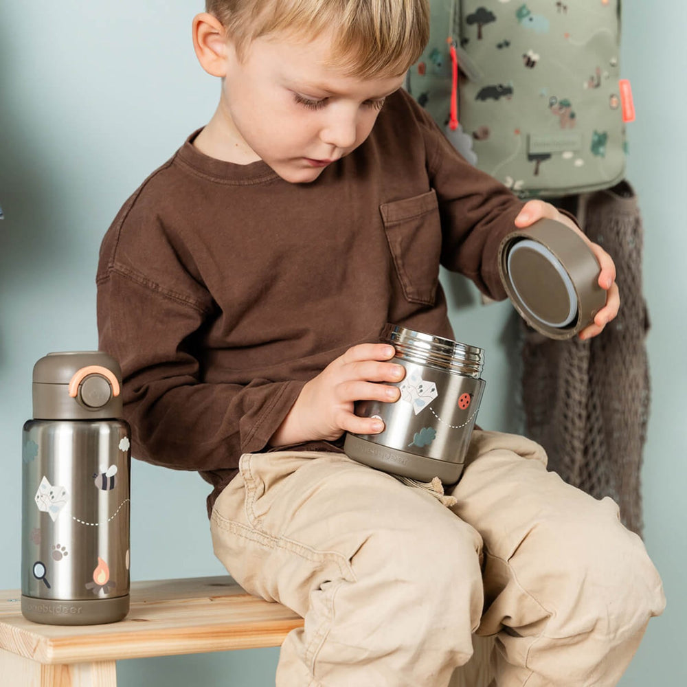 Køb DonebyDeer Sand Tiny Trails Insulated Madbeholder