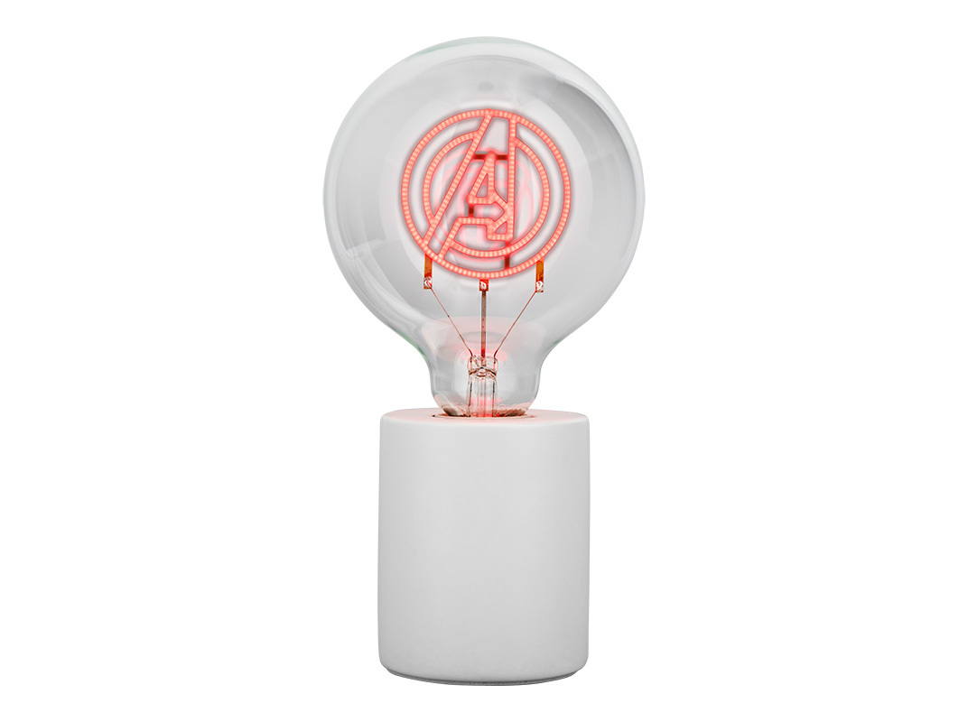 CANDEEIRO MARVEL LED NEON BULB