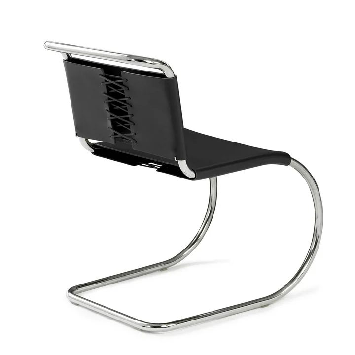 Knoll - MR Beistellstuhl ohne Armlehnen, Rattan