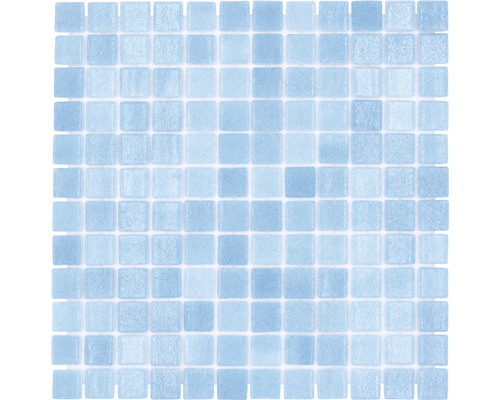 Glasmozaïek VP501PUR voor zwembadbouw, blauw, 31,6 x 31,6 cm