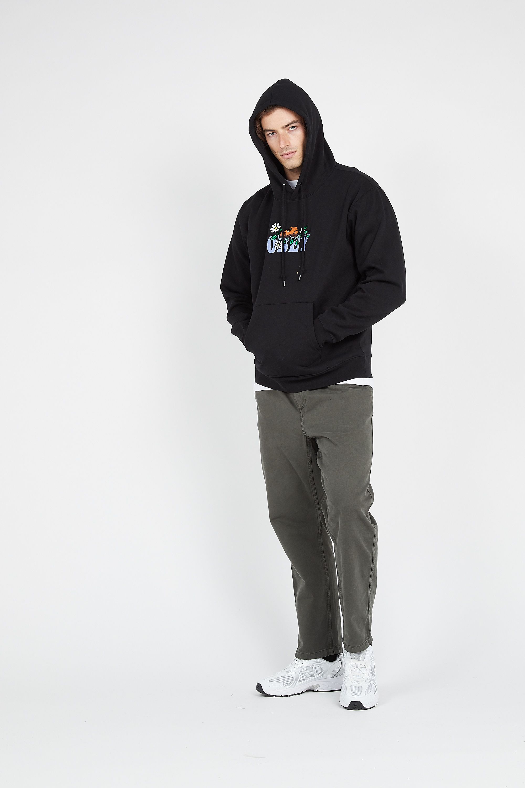 OBEY Hoodie OBEY STEP Noir