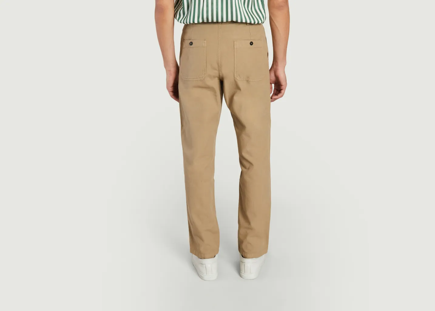 Pantalon droit en coton Adri Drill Homecore