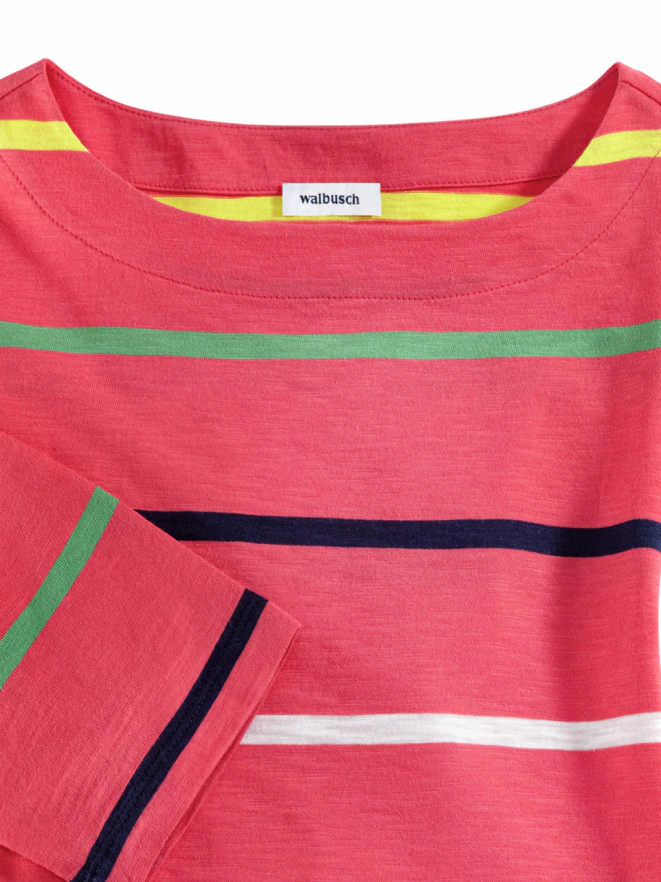 Baumwollshirt Multiringel
