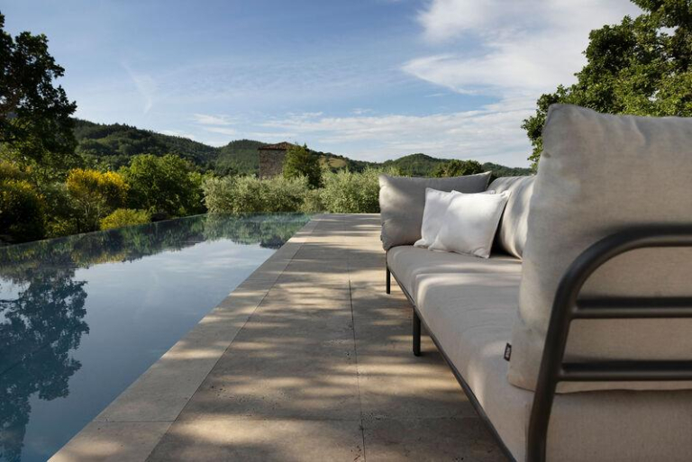 Houe Pui outdoor kussen 61x48 Alpine