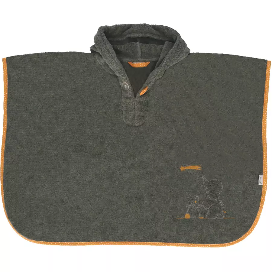 Sterntaler Badeponcho Eddy dunkelgrün
