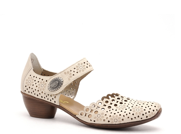 Rieker escarpins femme 43753 beige