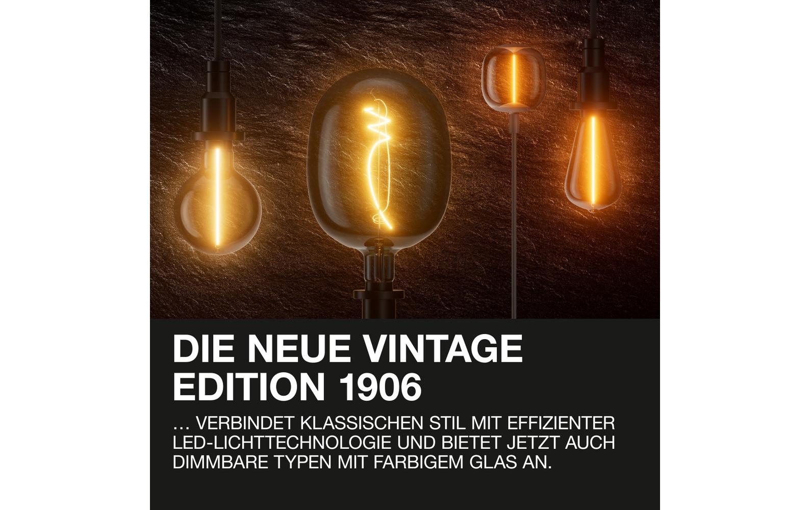 Lampe Vintage 1906 Globe125, 11W, E27, WarmweissDimmbare LED-Lampen, Vintage-Edition