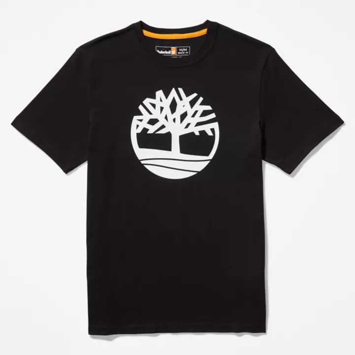 T-shirt Kennebec River Tree à logo pour homme en noir