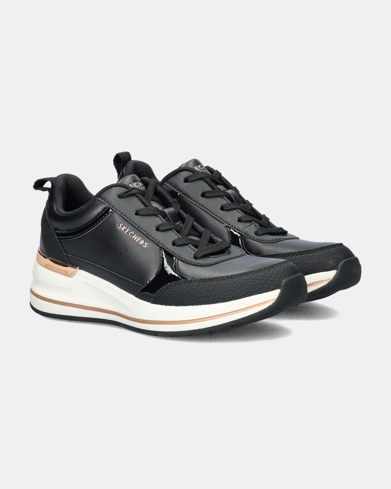 Skechers Billion 2 Fine Shine Lage sneakers  - zwart