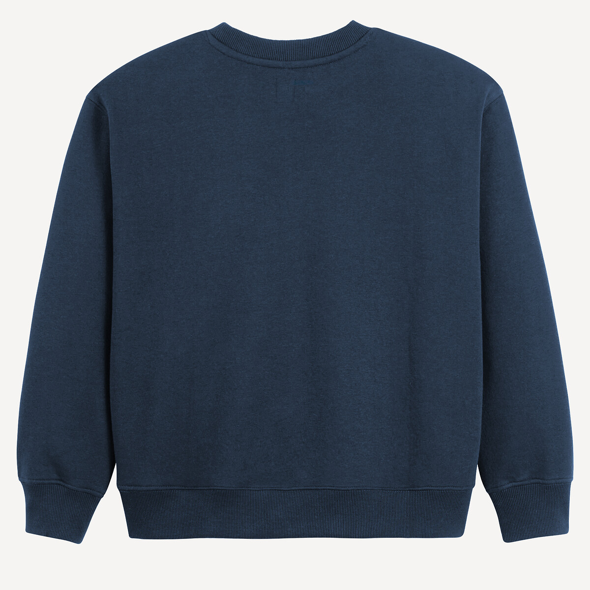 COLEÇÕES LA REDOUTE<br>Moletom de gola redonda achatado