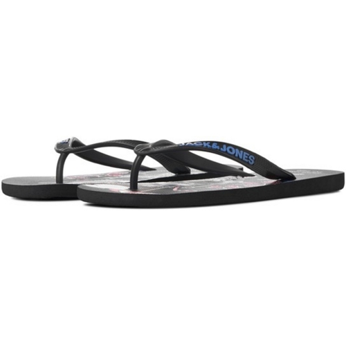 Jack & Jones - 12230633 JFWCOLOUR SKULL FLIP FLOP ANTHRACITE Negro
