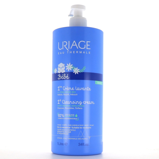 Uriage Bébé 1ere Crème Lavante - Visage, corps et cheveux