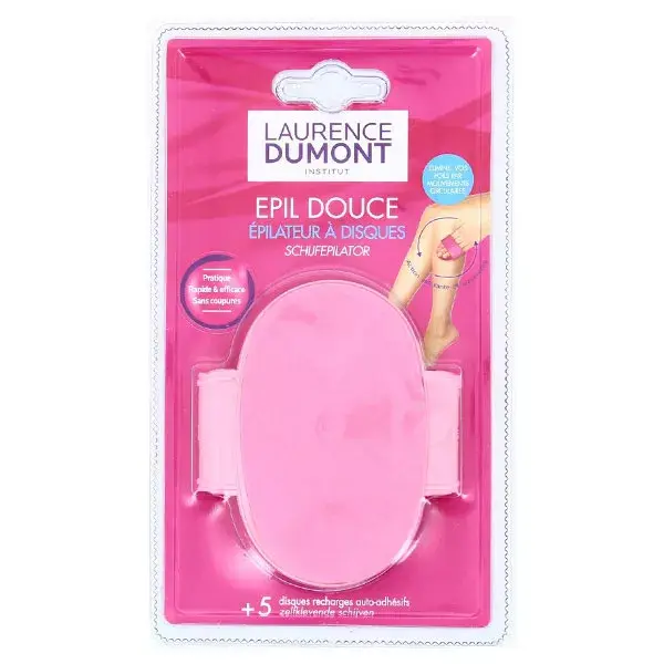 Depilador de discos Laurence Dumont Institute Epil Douce + 5 discos de recarga