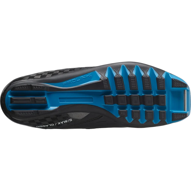 S/MAX CLASSIC  Chaussures de ski nordique classique unisexe Black/ProcessBlue