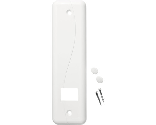 Afdekplaat Duo Schellenberg 53902, 18,5 cm, wit