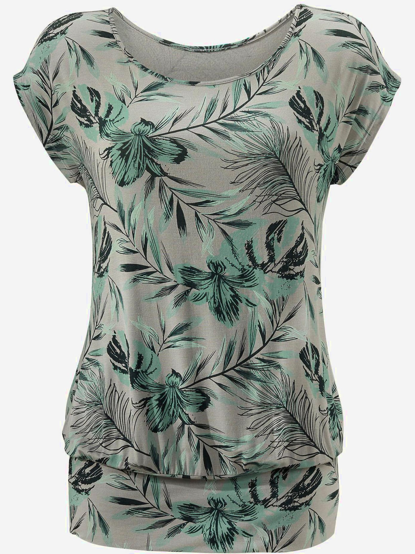 T-shirt long t-shirt lascana au joli imprimé palmier