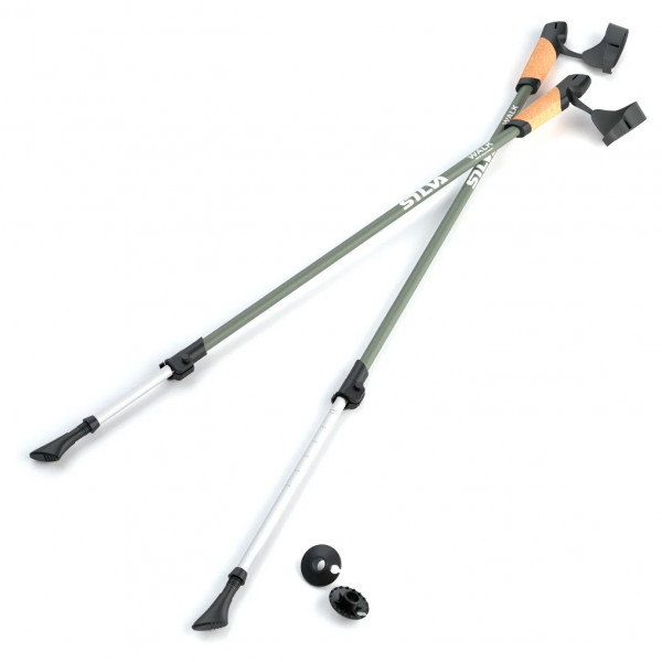 Silva - Walking Poles Aluminum Cork - Bâtons de marche nordique