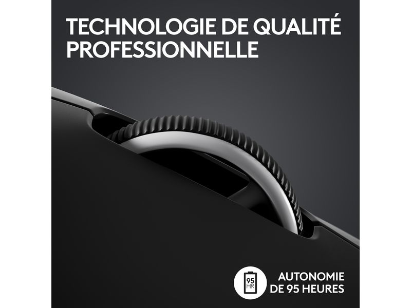 Logitech Gaming-Maus Pro X Superlight 2 Lightspeed Schwarz Extrem leichte Gaming-Maus mit leistungsvoller Performance