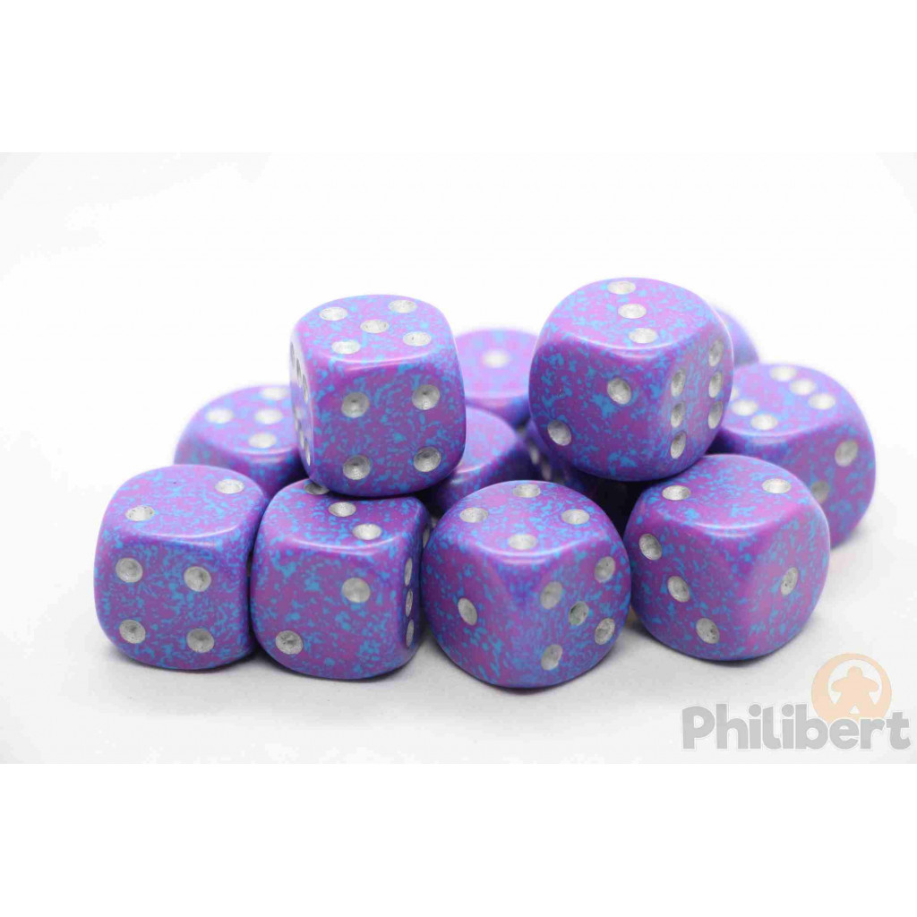 Set de 12 Dés 6 Faces Speckled