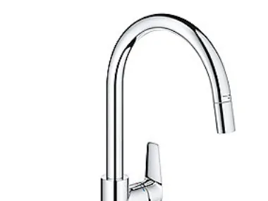 Grohe BauEdge Køkkenarmatur - C-Tud Udtræk 8,0l chrome