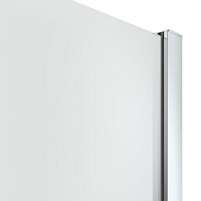 Paroi de douche fixe GoodHome Beloya miroir 90 cm