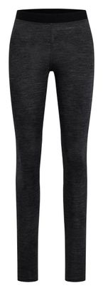 Collant Long Femme Odlo Performance Wool 150 Gris Foncé