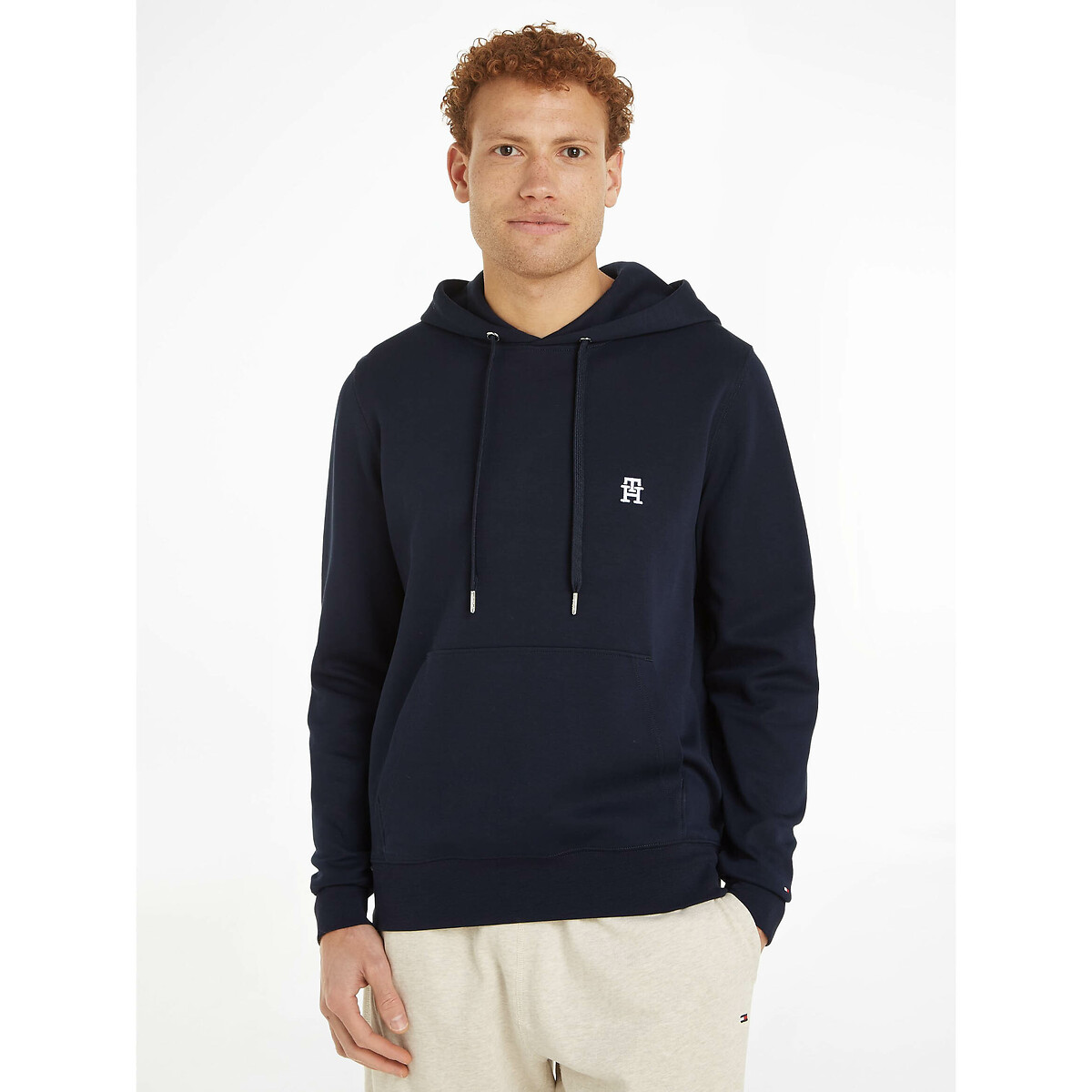 TOMMY HILFIGER<br>Suéter com Capuz Monogramado