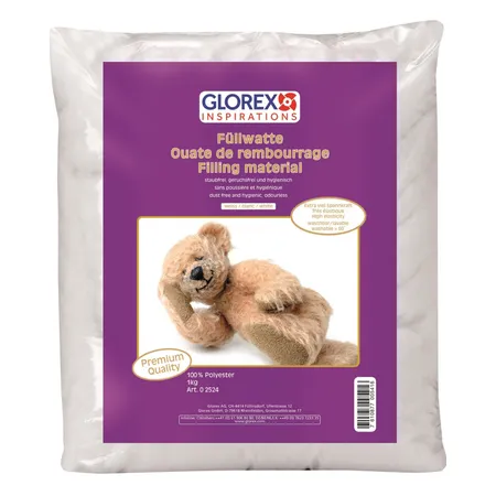 Glorex Füllwatte weiß, 1 kg