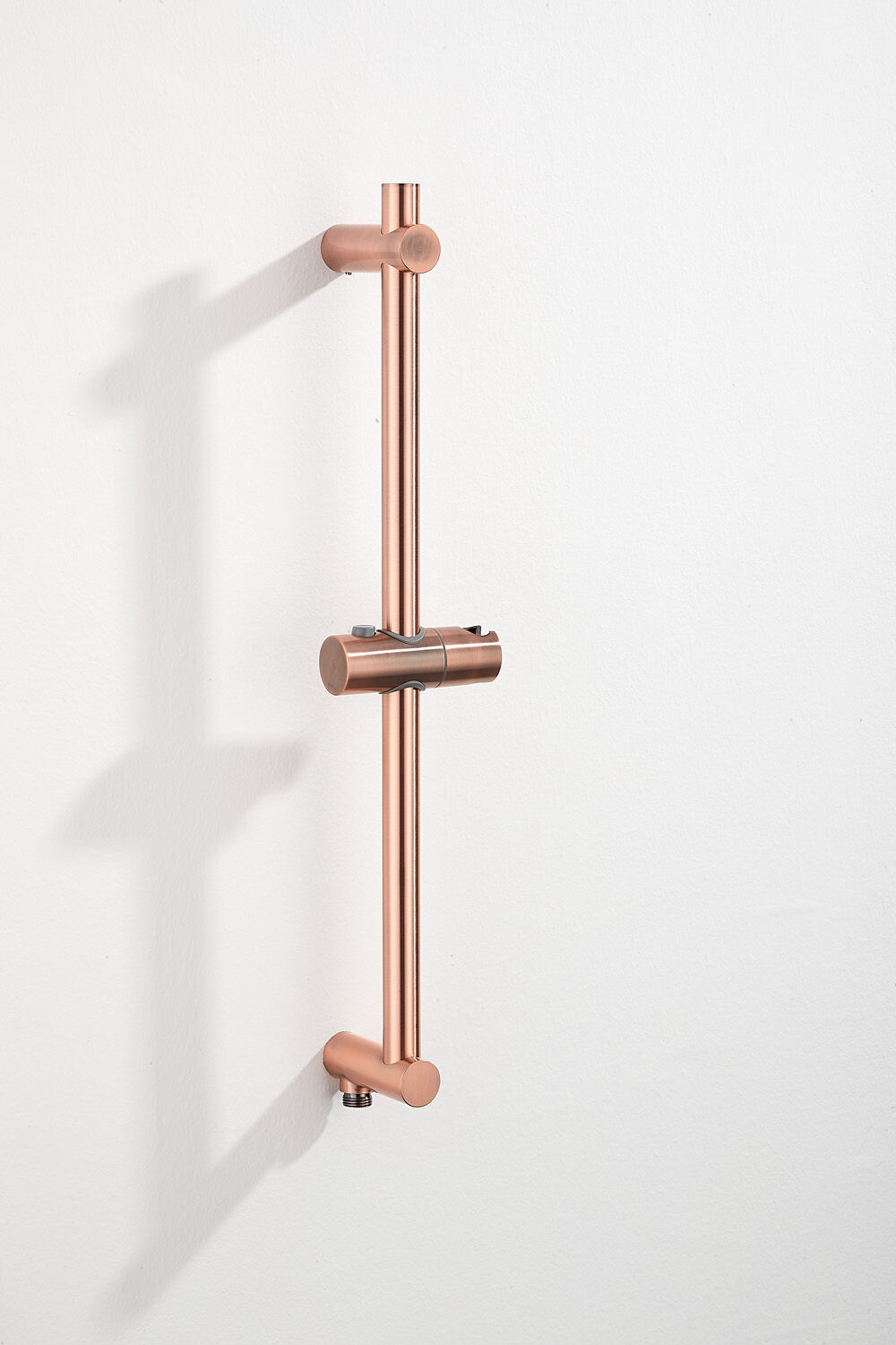 Saniclear Copper Pro inbouw regendouche 20cm met plafondarm en glijstang geborsteld koper
