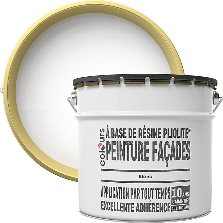 Peinture extérieure façade Pliolite® Colours blanc 10L