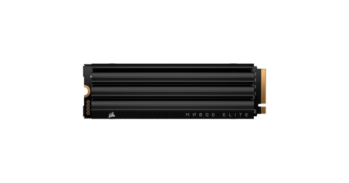 CorsairMP600 ELITE HS 2 TB SSD  (Zwart, CSSD-F2000GBMP600EHS, PCIe Gen 4.0 x4, NVMe 1.4, M.2 2280)
