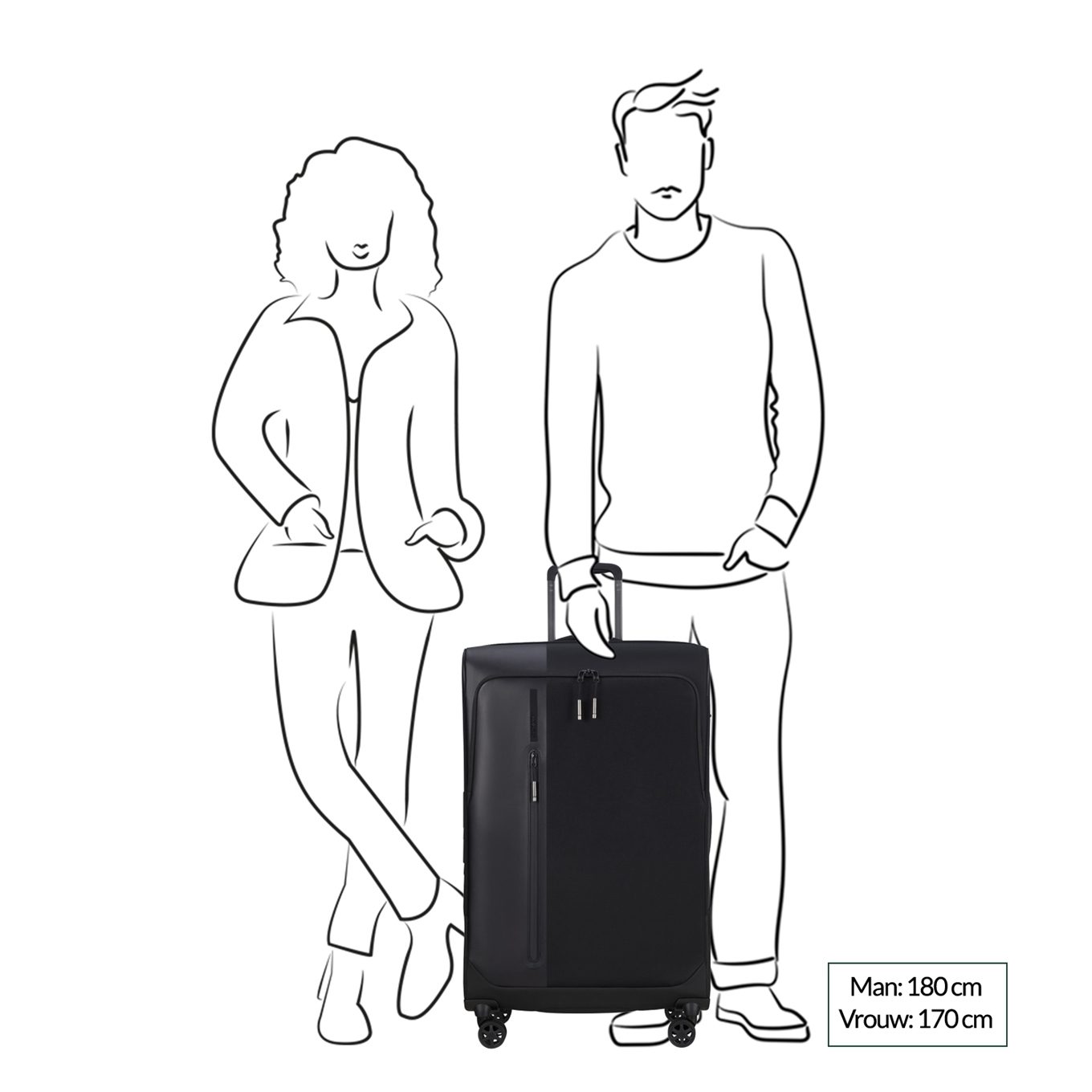 Samsonite BIZ2GO TRVL Spinner 77 cm EXP Black