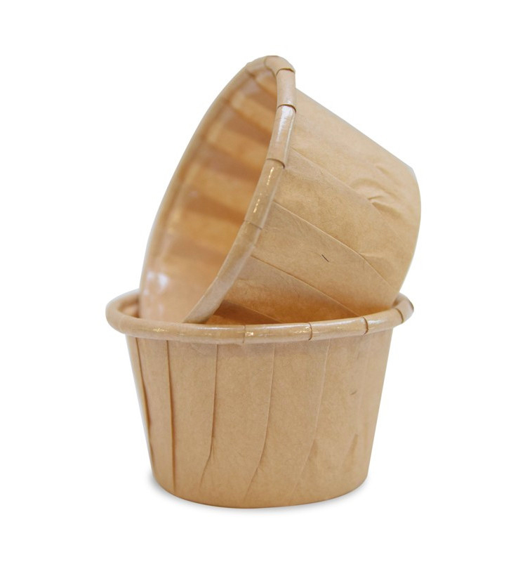 Caissettes pâtisserie en papier recyclé Mirontaine