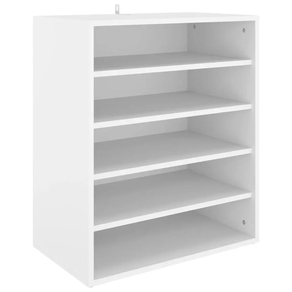 vidaXL - Schoenenkast - Wit - Bewerkt hout - 60 x 35 x 70 cm