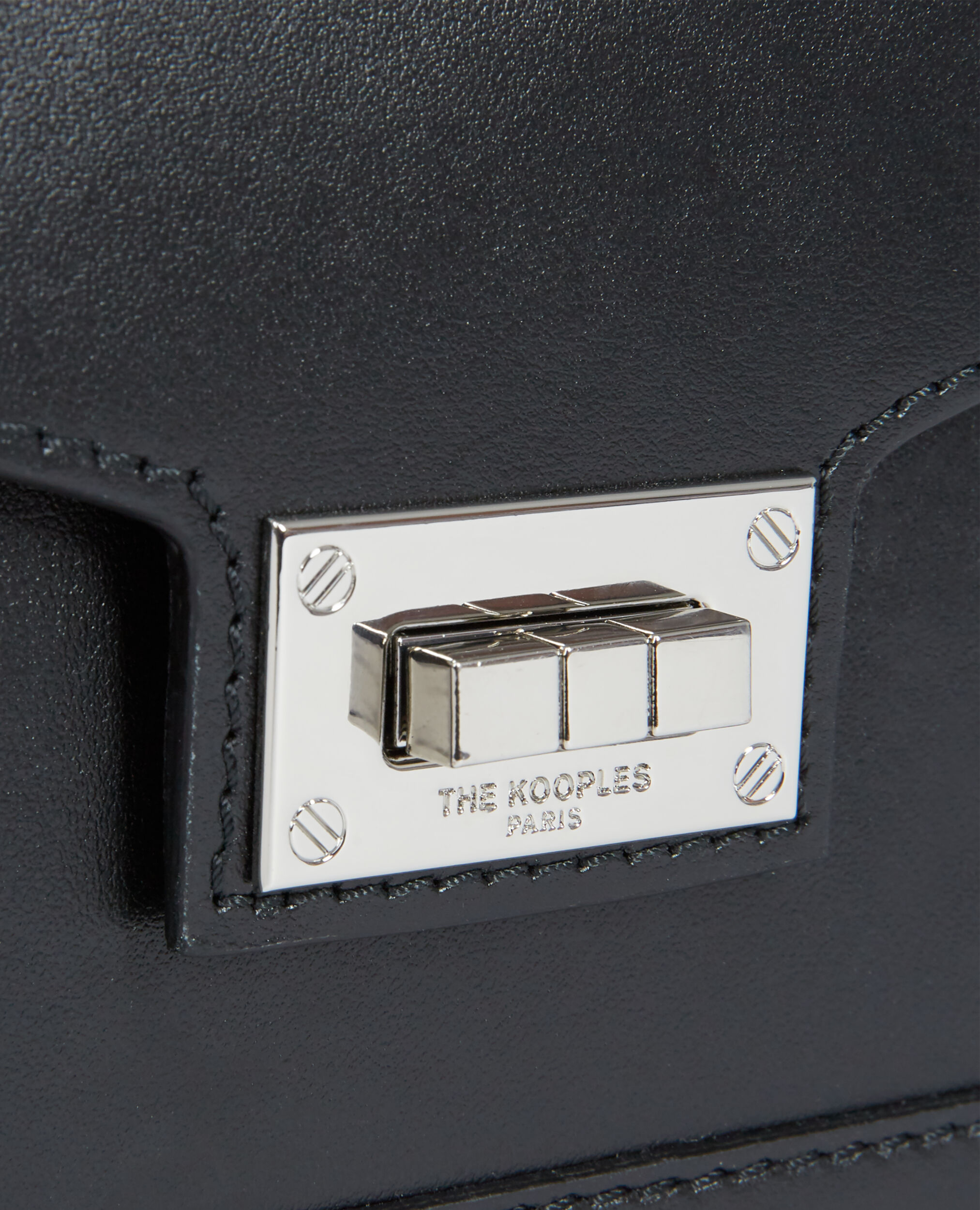 Sac Emily small en cuir noir