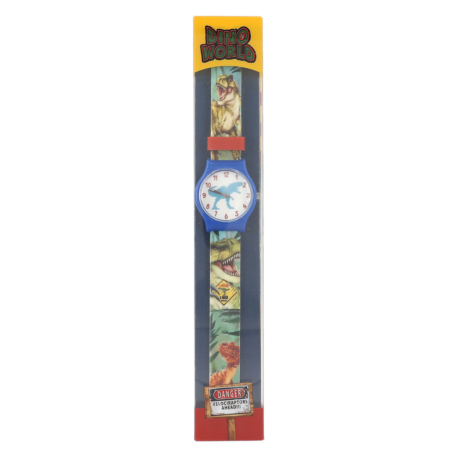 Dino World Horloge Blauw