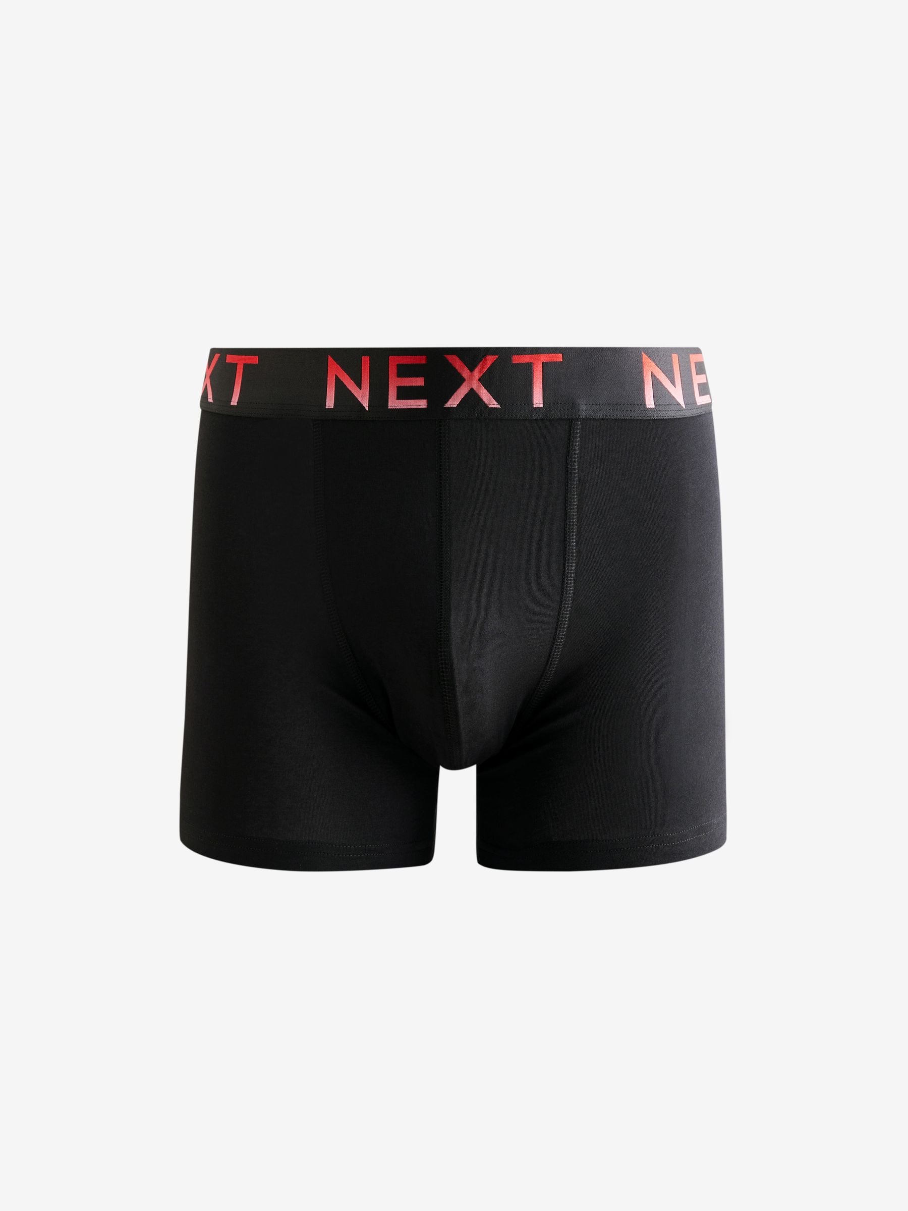 Zwart met ombré gekleurde taillebanden - Katoenrijke trunk boxershorts verpakking van 10