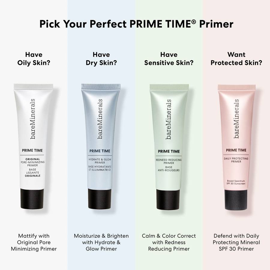 BareMinerals Prime Time Redness Reducing Primer 30ml
