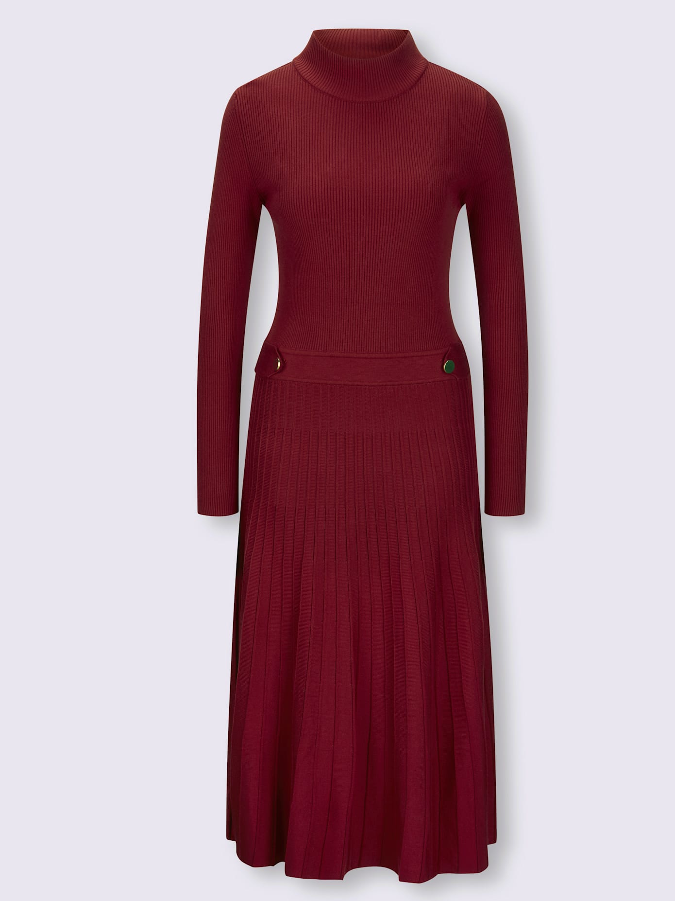 Robe en tricot légèrement évasé