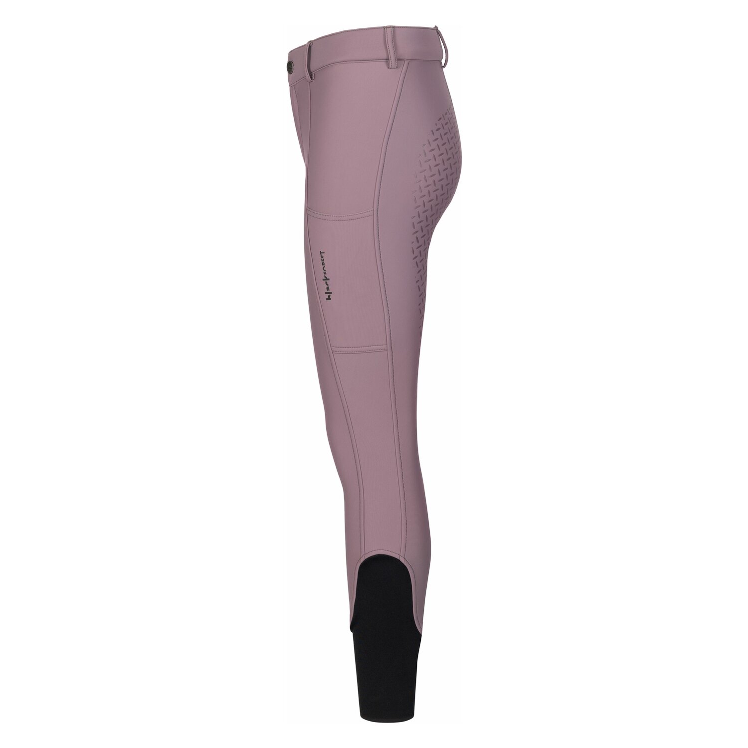 black forest kids Vollbesatz-Reithose Softshell Grip - vintage grape