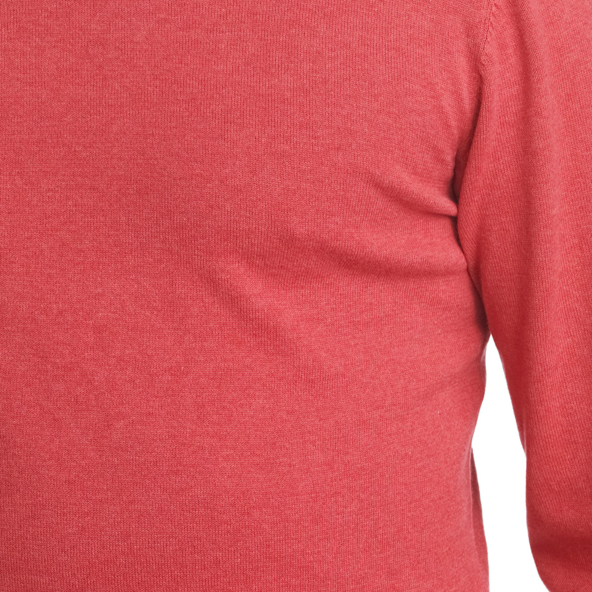 VanVaan Herren Feinstrickpullover mit Rundhals rot