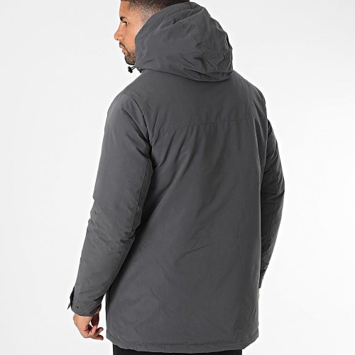 Parka Capuche Champ Gris Anthracite