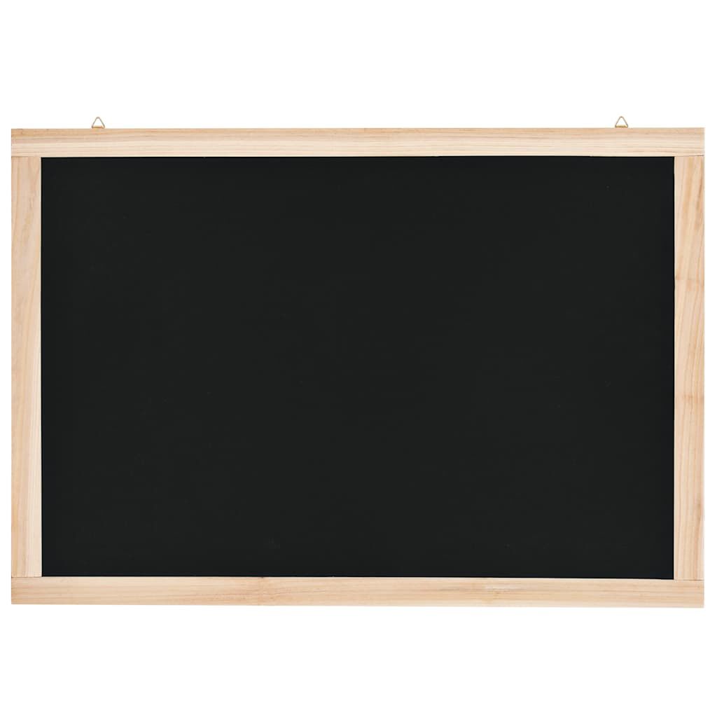 vidaXL Hangend krijtbord cederhout 40 x 60 cm